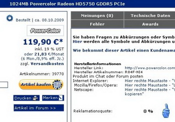 radeon HD 5750 and HD 5770 from powerColor
